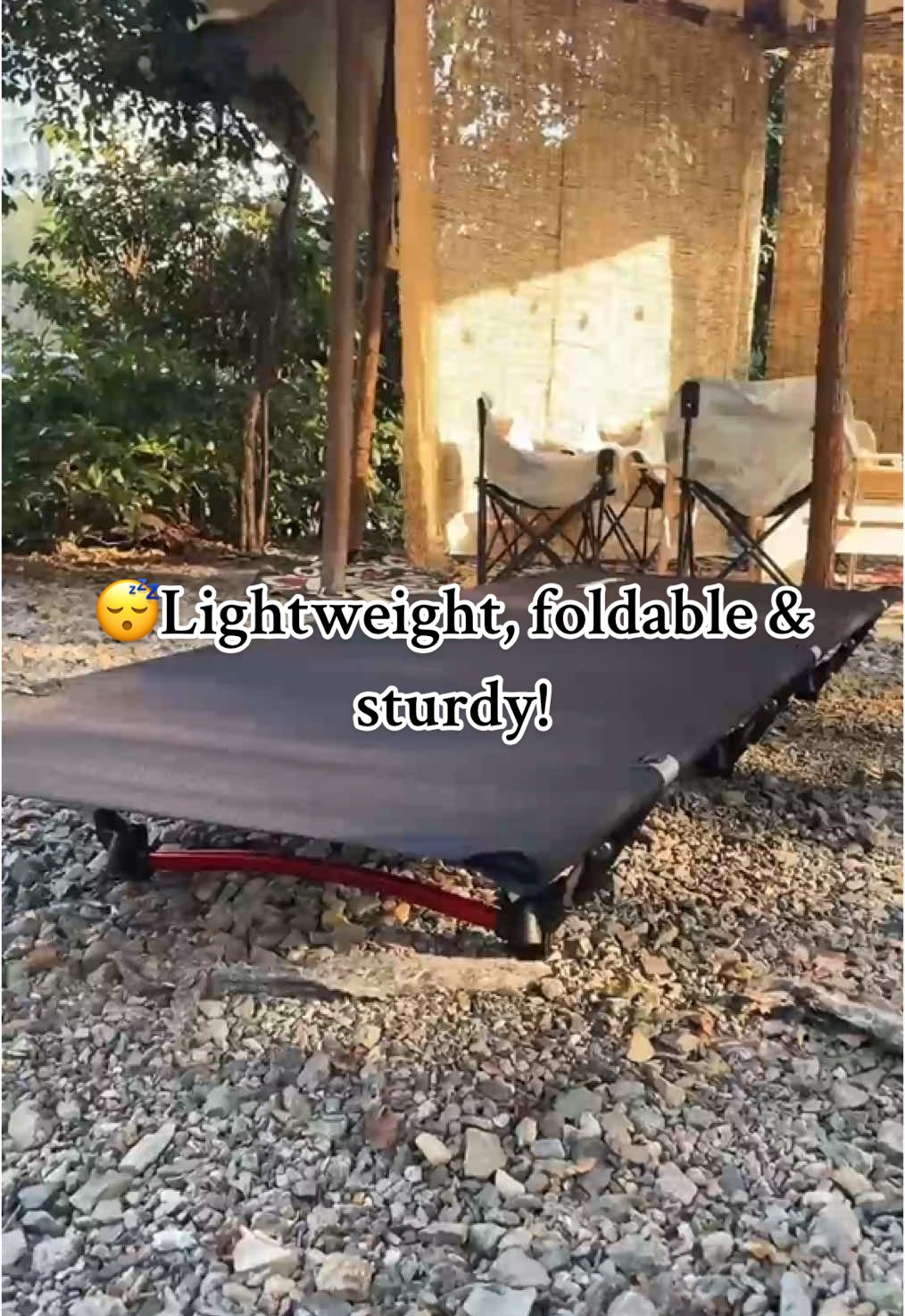 🎒Lightweight yet strong – sleep soundly on any adventure! #UltralightCampBed #OutdoorCampingGear #Naturehike #tiktokshop #springtok