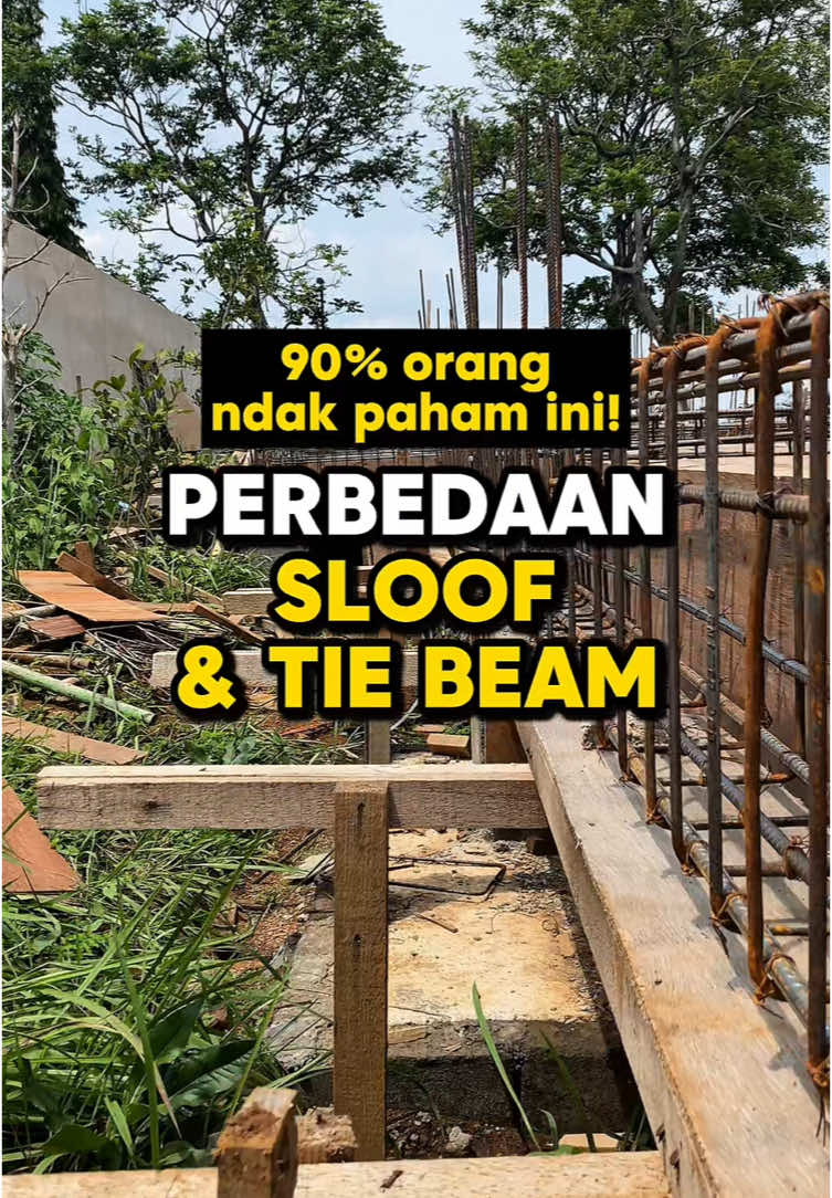 90% orang ternyata belum tahu bedanya sloof & tie beam! 😯 Kamu masih bingung bedanya apa? Min OLIF kasih gambarannya di video ini ya!  #kontraktor #bangunrumah #lyvprojects #nodrama #struktur #sloof