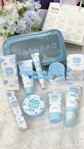 Great skincare set my daughter loves this set very good value for money and comes with a little bag, would recommend🧊🫐🥛🥣🧊.#kids#milk#laikougloval#fyp#laikou#milkskincareset