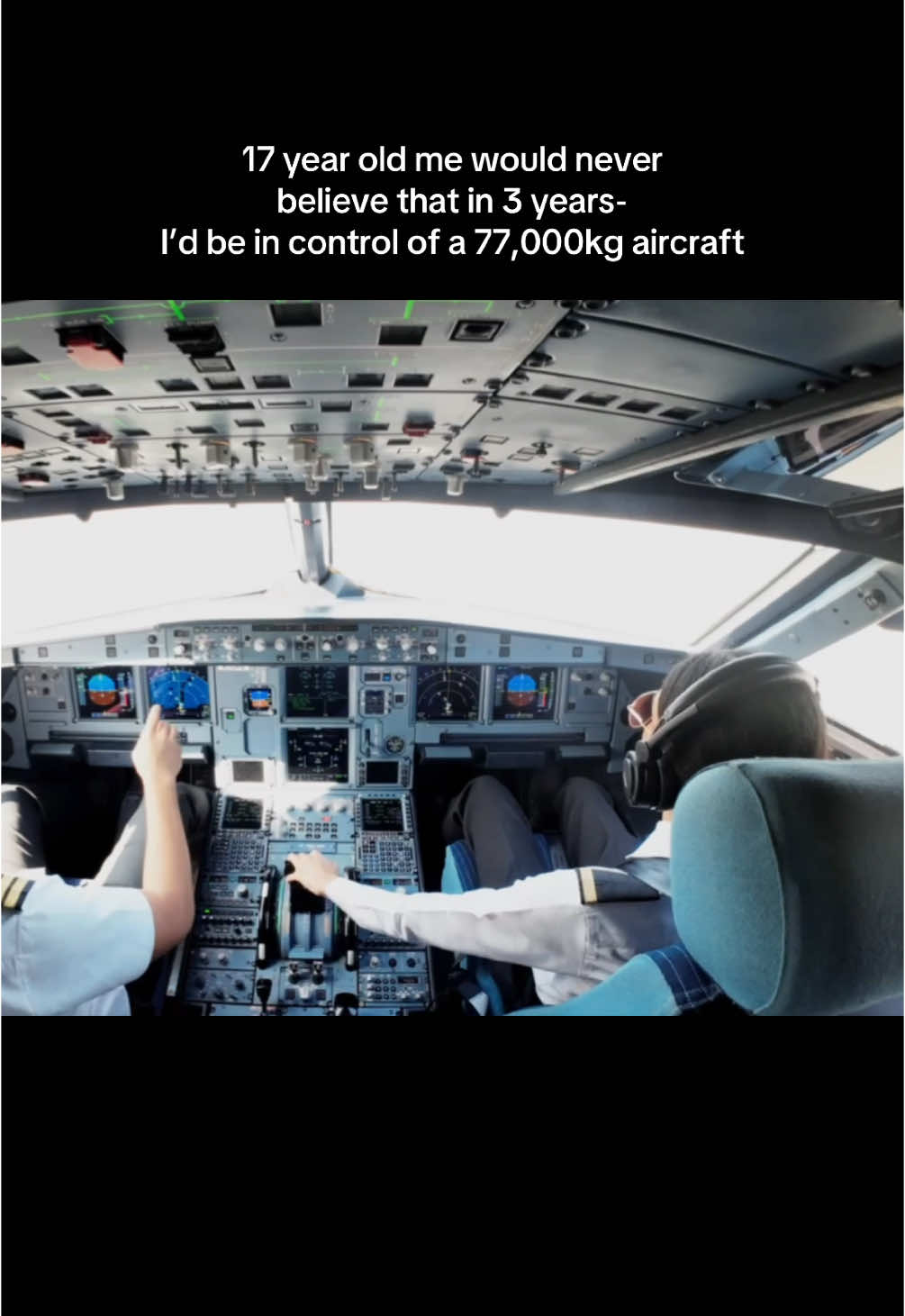 So much to be grateful for 🧿🤍 #pilot #aviation #airbus #a320 #womenpilot #trends #aircraft #trendingvideo #airplane #plane #travel #proud #dubai #cool #fyp #foryou 