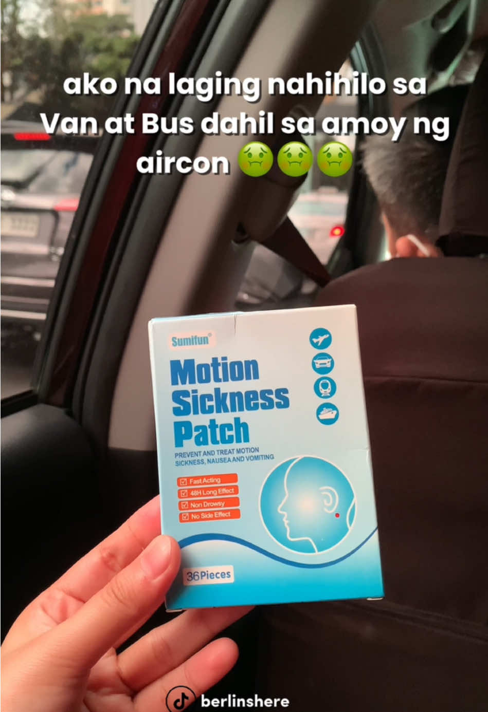 Nahihilo at nasusuka ka sa byahe? Ito ang para sayo😍❤️  #motionsickness #motionsicknesspatch #sickness #patch #nahihilo #fyp #trending #viral 