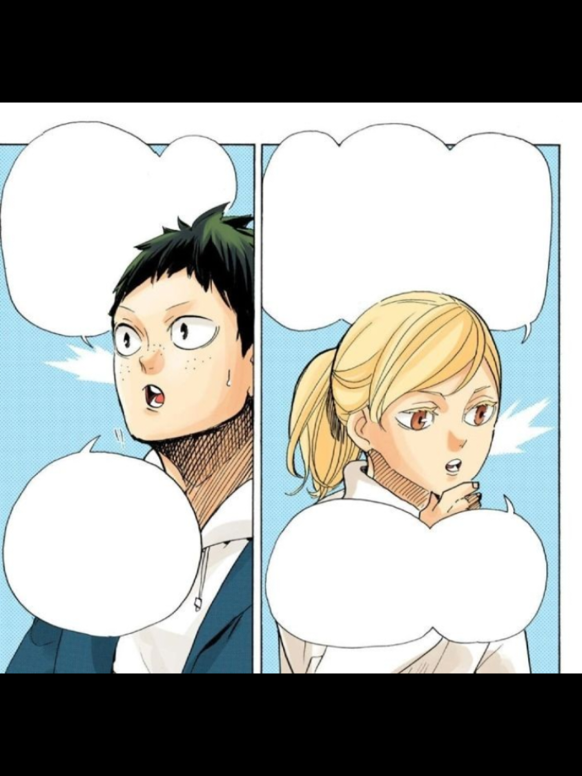 Like it was eachothers confirmation that they werent attracted to the opposite gender and I love it #yachi #yamaguchi #haikyuu 
