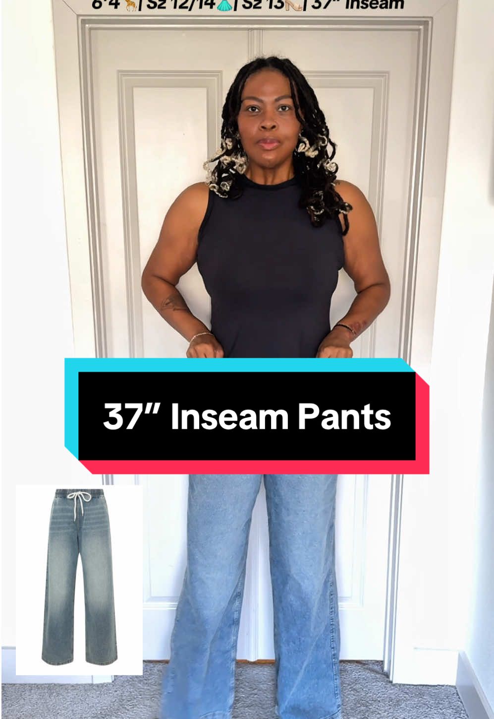 Tall girl shopping spree! 🛍️ I hit up Long Tall Sally and scored two pairs of elastic-waist wide-leg denim jeans and two pairs of chic wide-leg trousers with stylish side stripes—ALL in a 36” inseam! (Because tall girls deserve options!) Bonus: They also come in a 34” inseam. Who else loves a fab find made for long legs?  Shop the pants from the link below or from my LTK Shop linked in my IG Bio https://liketk.it/580Mq #l#ltkmidsizel#ltkstyletipl#ltkworkwear Follow @SixFourUnicorn on all apps for more fashion and beauty inspo  Tall Style | Tall Fashion | Everyday Style | Midsize Fashion | Plus Size Fashion | Beauty | Style Tips #Tall #TallFashion #TallGirl #TallGirls #TallGirlFashion #TallWomen #TallWomenFashion #TallGirlProblems #Midsize #PlusSize #WardrobeEssentials #ShoppingTips #OutfitIdeas #StyleTips #OutfitInspo #CapCut #TallDenim #TallJeans #TallTrousers #36InchInseam #LongTallSally @Long Tall Sally 