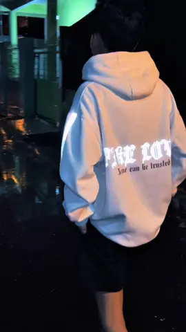 Hoodie white offline apparel fake love 💔