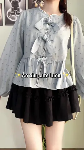 Áo cute xỉu#outfit #aobabydoll #nganno98 
