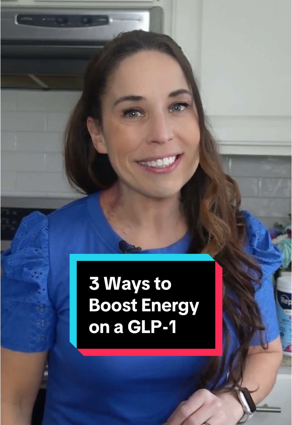 #AD Feeling tired while taking a GLP-1? Here are three reasons why—and the good news is, each has a simple fix to help you feel more energized!⁠ ⁠ ✅️Low blood sugar: GLP-1 medication can lower blood sugar levels & if you aren’t eating balanced meals, you can experience fatigue from these dips in blood sugar. Make sure your meals are balanced with protein, fat, and slow digested carbs for better blood sugar balance. ⁠ ⁠ ✅️Dehydration: Even mild dehydration can zap energy. GI side effects from GLP-1 medications can increase your dehydration risk. To help, carry a water bottle with you to remind you to drink throughout the day & add @ReplenzaLabs, a physician formulated supplement designed specifically for GLP-1 users that contains the essential vitamins, minerals, and electrolytes you need for optimal hydration & nutrition.⁠ ⁠ ✅️Too few calories: If you are eating too few calories, this can drain your energy. Choose small, frequent meals during the day and work with your healthcare professional to ensure you are meeting your body’s nutrient & energy needs.⁠ ⁠ Give these tips a try for better energy & let me know in the comments which tip you’ll try first!⁠ ⁠ #glp1diet #glp1weightloss #energyboosters #improvedenergy #Replenza #diabetesdietitian⁠ @Replenza Labs 