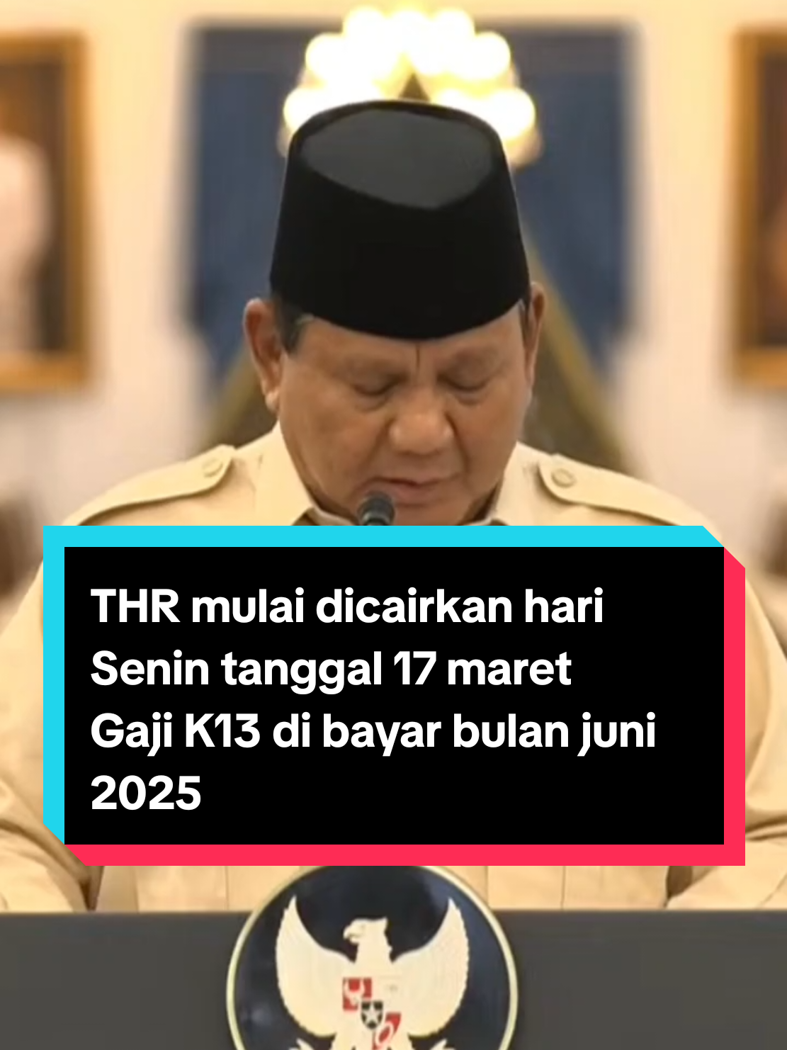 THR mulai dicairkan hari Senin tanggal 17 maret Gaji K13 di bayar bulan juni 2025 #thr #gaji #pppk #guru #pensiun #honorer 