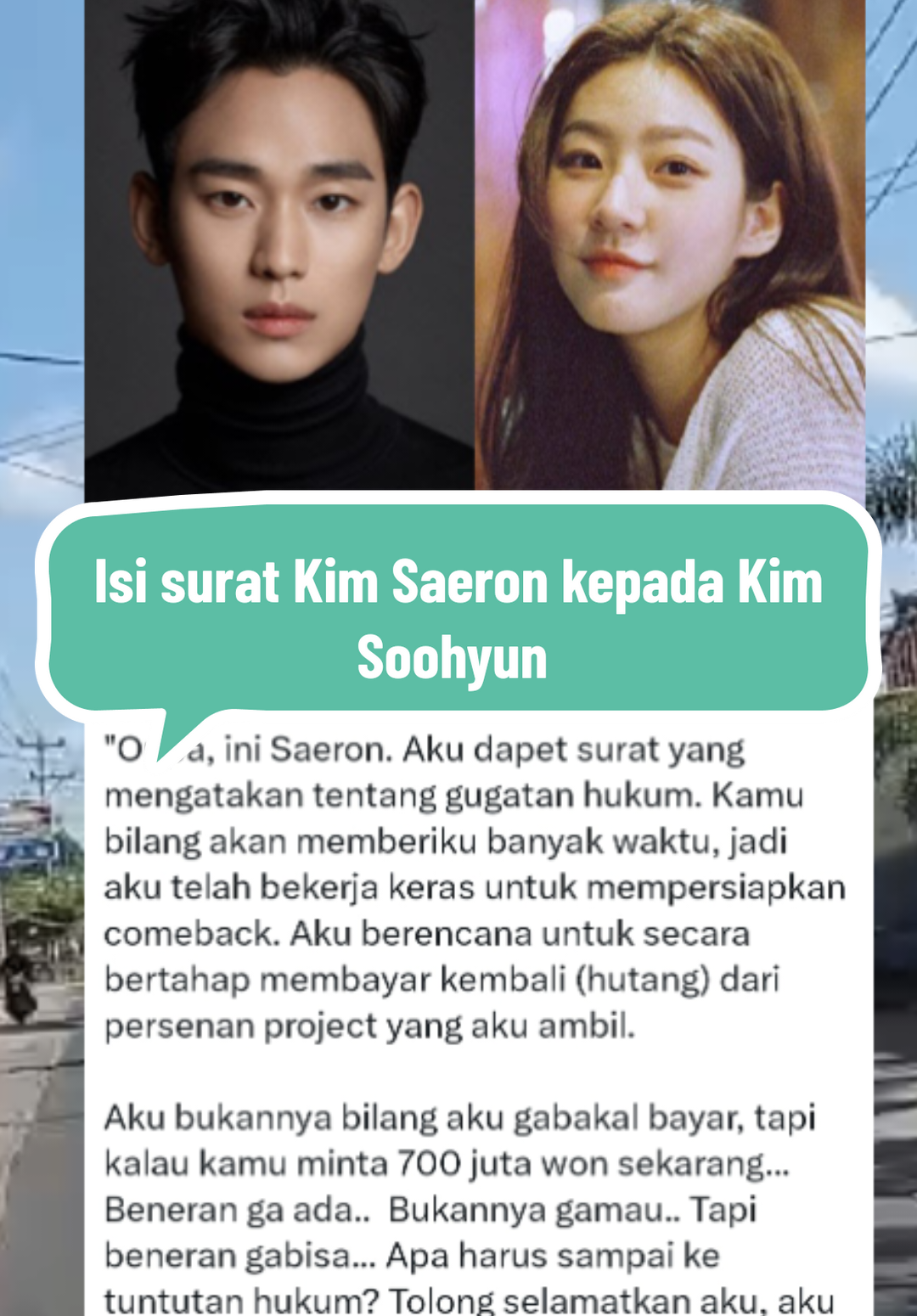 Bayangkan... Sefrustasi apa Kim Saeron ??? 😭😭😭😭😭 #fypシ #fyp #fyppppppppppppppppppppppp #kimsaeron #kimsoohyun #skandal #kasus 