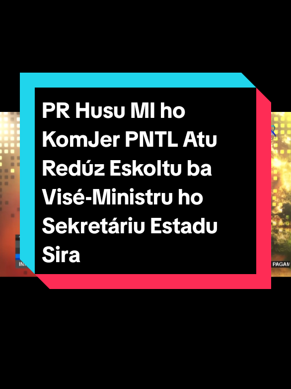 PR Husu MI ho KomJer PNTL Atu Redúz Eskoltu ba Visé-Ministru ho Sekretáriu Estadu Sira#fyp #tiktoktimorleste🇹🇱🐊foryoupage #timorleste🇹🇱 