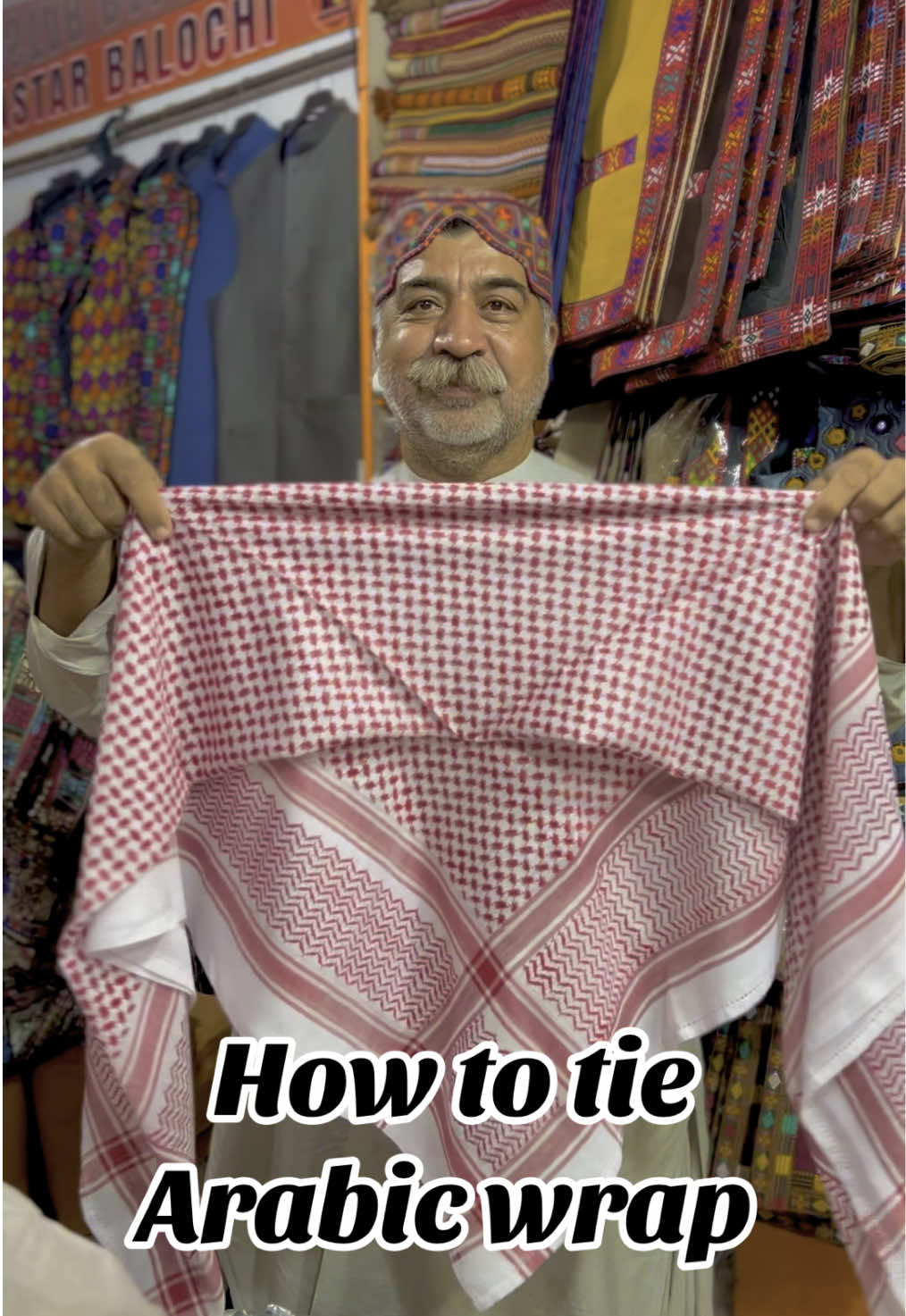 How to tie Arabic wrap #foryou #viral #unfrezzmyaccount #trending #fyp #dastarbalochi #mamakarachi @Dastarbalochi offical 2 @Cheif jattak ⭐️ @MEer MenGal 