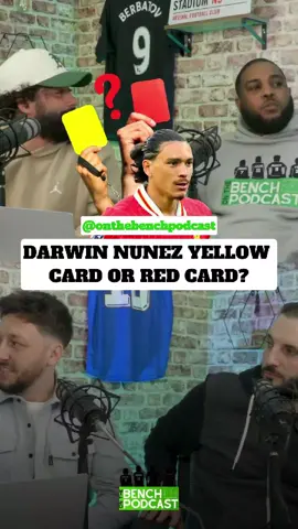 Was Liverpool Fc Darwin Nunzez incident a Red Card or Not? #onthebenchpodcast #epl #PremierLeague #ynwa #liverpoolfc #redcard #foul #darwinnuñez 