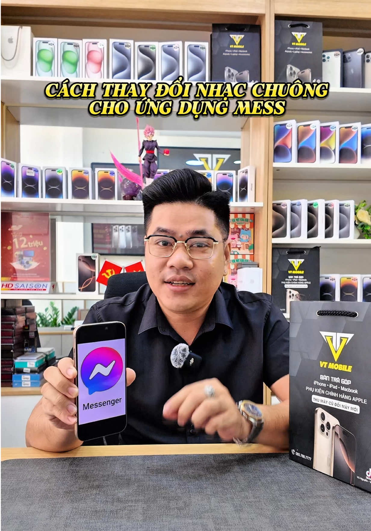 Cách thay đổi nhạc chuông cho messenger #cachcainhacchuongmessenger #vtmobile #vunguyen✅ #iphoneuytin @Vũ Nguyễn - VT MOBILE ✅ 