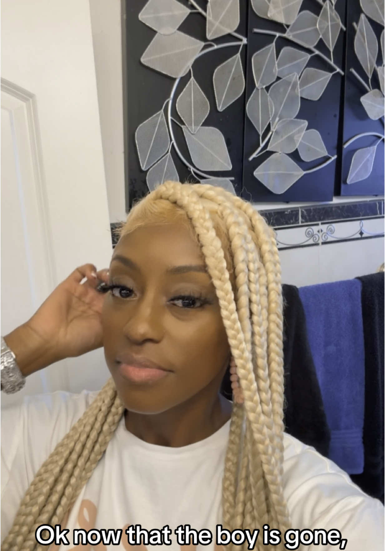 Yall better go and get that braided wig! I trick a few people on this look. Yall really thought im a just sit and get braids out in? Hahahaha nope #braidedwig #fy #fyp #wig @Monique Cooper 