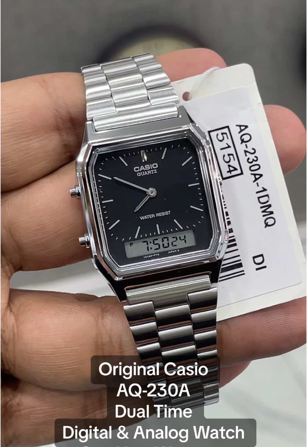 Original Casio  AQ-230A Dual Time Digital & Analog Watch One Year Warranty With Box & Bag #CasioWatch #GShock #CasioWatches #BabyG #ProTrek #CasioGang #RetroStyle #Streetwear #AffordableLuxury #TimelessStyle #TravellnStyle #FitnessGoals #OOTD #WatchFam #WatchOfTheDay #WatchLover #WatchCollector #WatchPhotography #DurableWatches #Waterproofwatches #SolarPowered #DigitalWatch #AnalogWatch #WatchTok #UnbloxingCasio #WatchCheck #ViralWatches #TrendingNow 