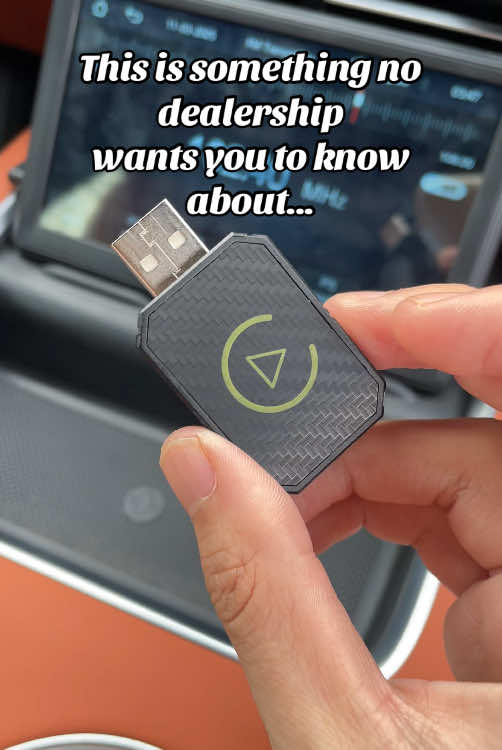 Say goodbye to messy data cables, plug them in and enjoy a smoother driving experience.#carplay #tiktokmademebuyit #androidauto #wirelesscarplay #carplayadapter