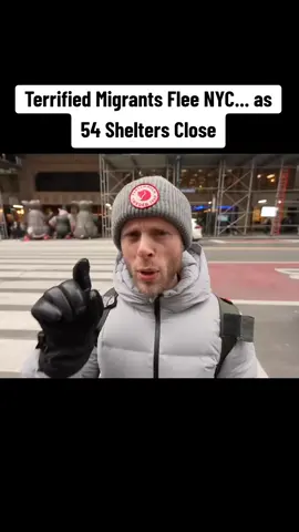 Terrified Migrants Flee NYC... as 54 Shelters Close #america #dailyupdates #border 