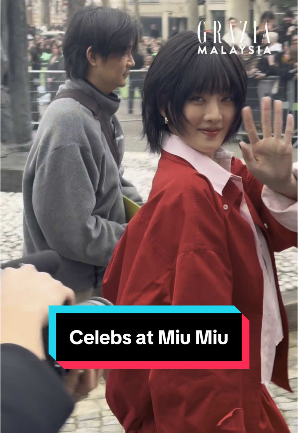 All the celebs we spotted at #MiuMiu FW25 show today 😍 #Gidle #Minnie #Meov #Ella #Momo #Twice #EmmaCorrin #AsapRocky 