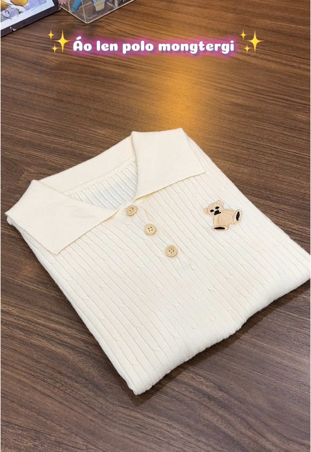 Áo len polo ✨ #phoidoxinh #reviewthoitrang #aothun #aopolo #aolenmongterghi 