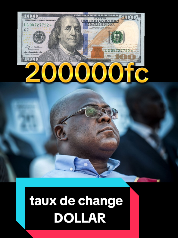 taux de change actuellement et selon les présidents #president #taux #tauxdechange #100 #dollar #kabila #usa #banque #$ #tchisekedi #mzee #jkk #fyp #marche #supermarket 