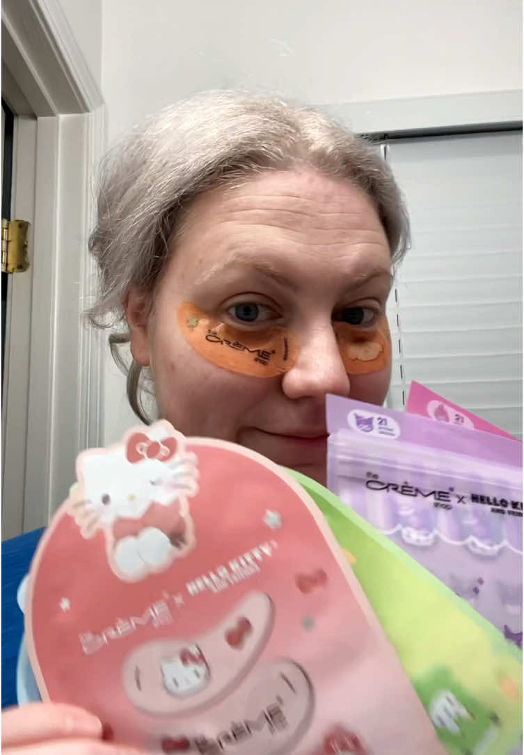 I’m so excited to check out @the crème shop New Hello Kitty & Friends Skincare at Ulta!!  Hello Kitty And Friends Dessert Delights  Hydrocolloid Blemish Patches and Hello Kitty And Friends Hydrogel Under Eye Patches.  The blemish patches are easy and pain-free way to improve the look of blemishes with witch hazel and Tea-tree. The hydrogel under eye patches have quick results and visibly brighten and hydrate the under eye area.  You can check out these amazing products at Ulta.  #t#tcspartnerh#hellokittyskincareu#ultabeautyg#gifted