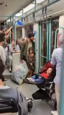 A Father's Struggle: Carrying Recyclables & His Daughter on a Train A heartbreaking moment on the train—a father holding a heavy load of plastic recyclables while carrying his daughter. Life isn’t easy for everyone. 💔 Watch how this little girl looks at the camera with silent emotions. #StrugglesOfLife #HardWork #FatherDaughter #RealityCheck #MixPad #MixPad #LifeStruggles #FatherLove #HardLife #PovertyAwareness #RealityOfLife #TrainJourney #Inspiration #Hustle #DailyLife