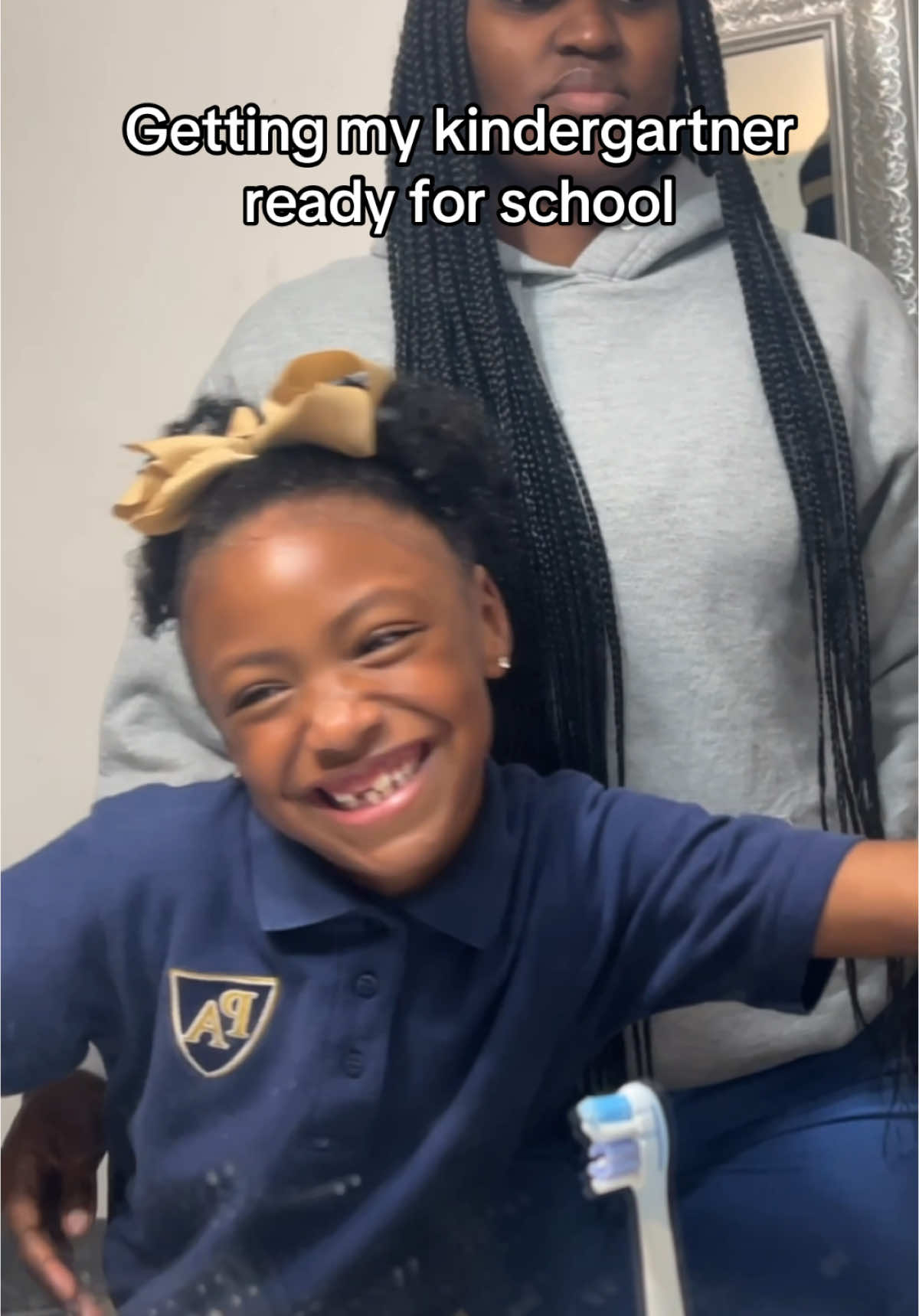 Love our mornings and how soft her hair is for using the Moisture Duo #hairgrowthjourney #4ahair #braidout #naturalhair #mommydaughter 