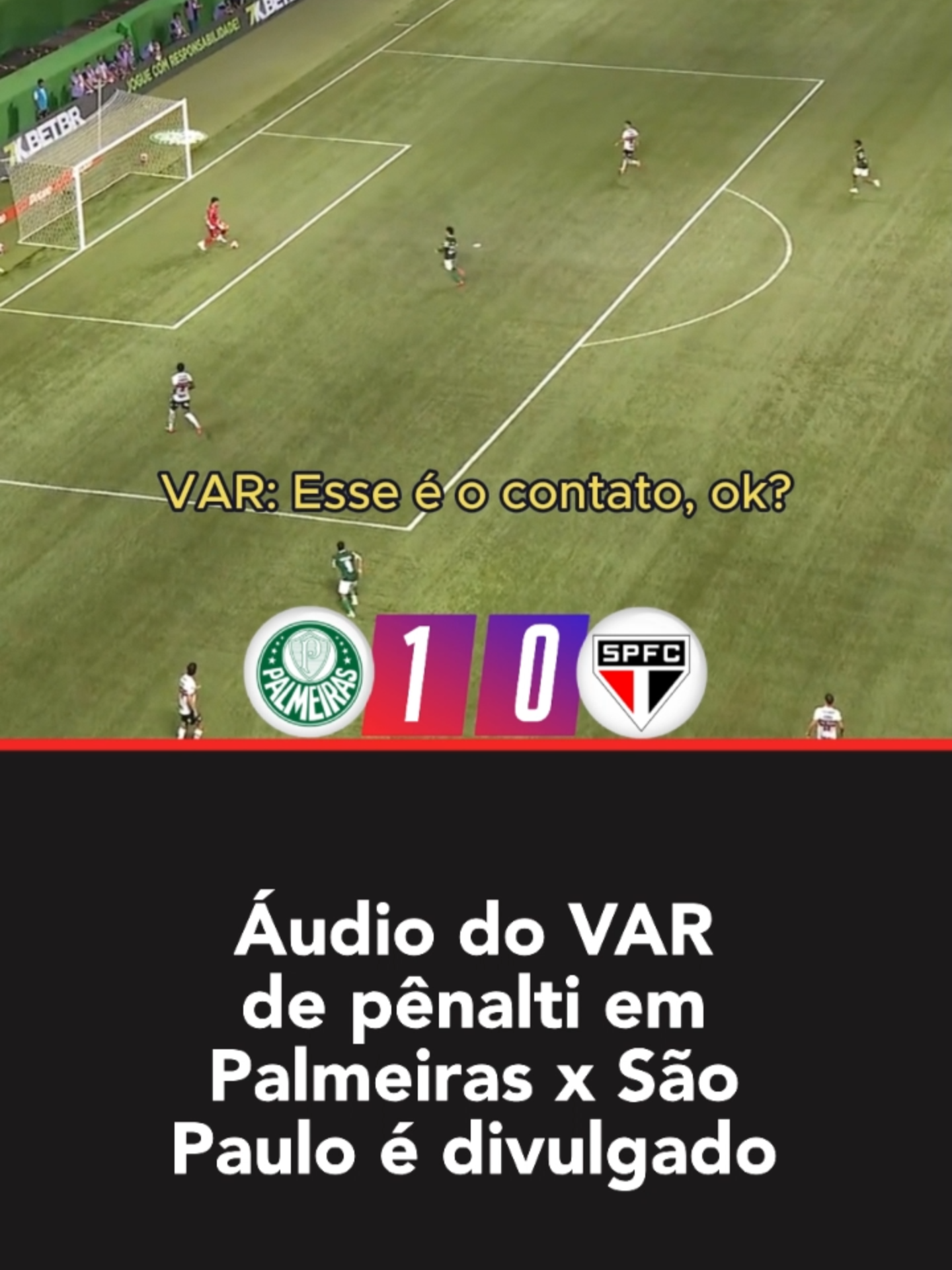 A Federação Paulista de Futebol divulgou o áudio da análise da marcação de pênalti no Choque-Rei. Concorda com a decisão da arbitragem, fã de esportes? 🤔 #FutebolNaESPN #Palmeiras #SaoPaulo #tiktokesportes