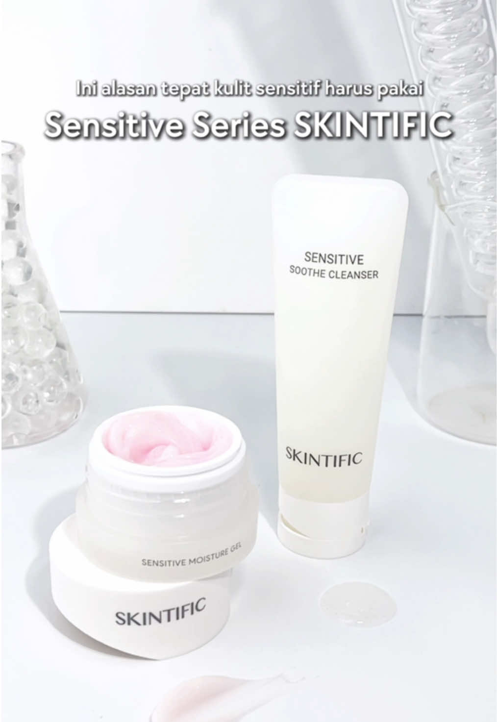 ✨ Kulit sensitif bukan penghalang untuk kulit jadi lebih sehat! Sensitive Series dari Skintific menjaga keseimbangan dan kelembapan kulitmu dengan aman dan lembut serta membantu memperbaiki skin barrier kamu! #SensitiveSkin #SkincareJourney #SKINTIFIC #skintificid 