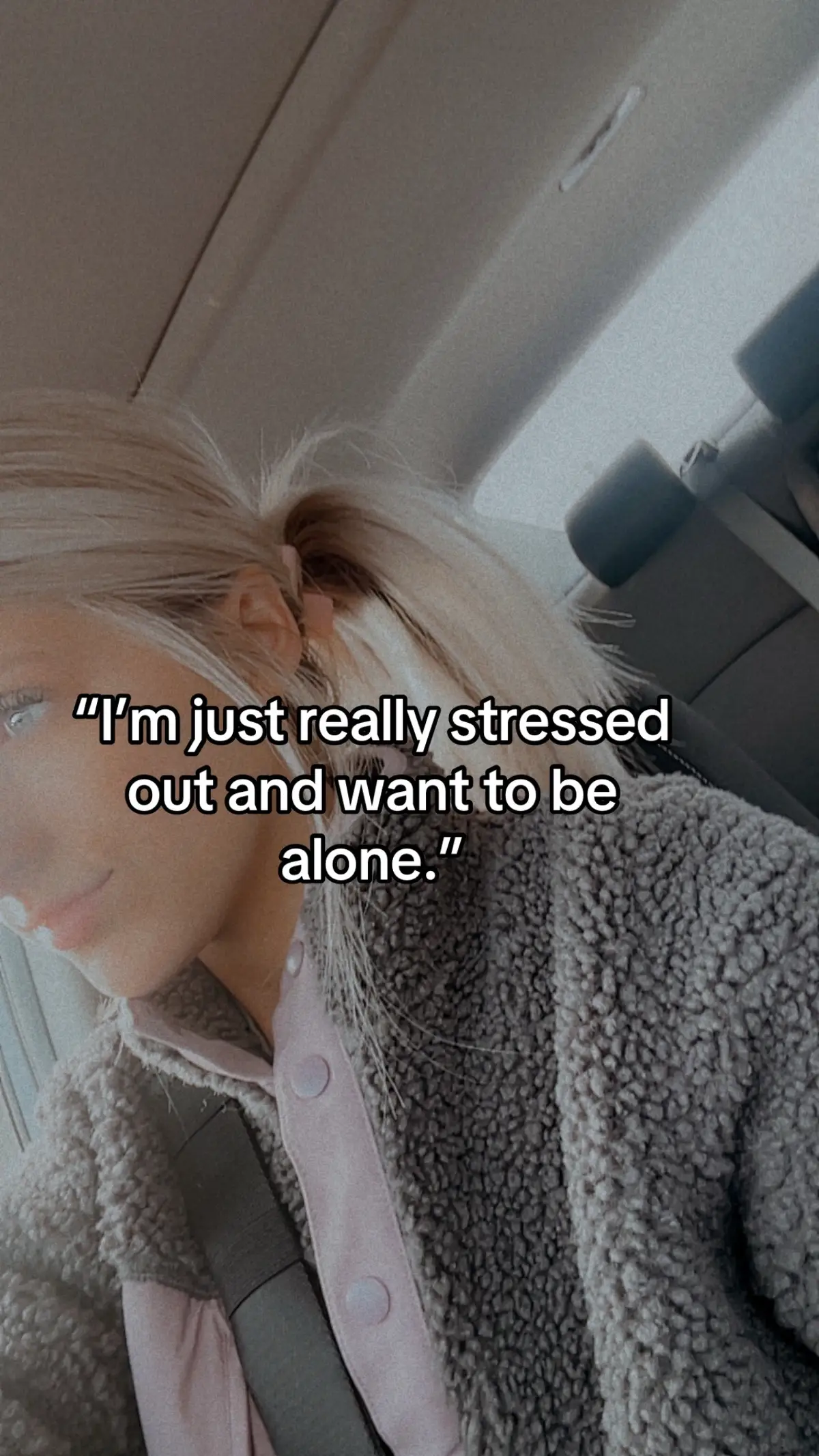 ❤️❤️ “alone makes me happy” #alone #notalone #happy #fyp #fypシ #viral #fypviral #hairtok #blonde #givealittlelove 