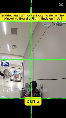 Entitled Man Without a Ticket Waits at The Airport to Board a Flight. Ends up in Jail #cops #copsoftiktok #copsontiktok #copstiktok #police #policeofficer