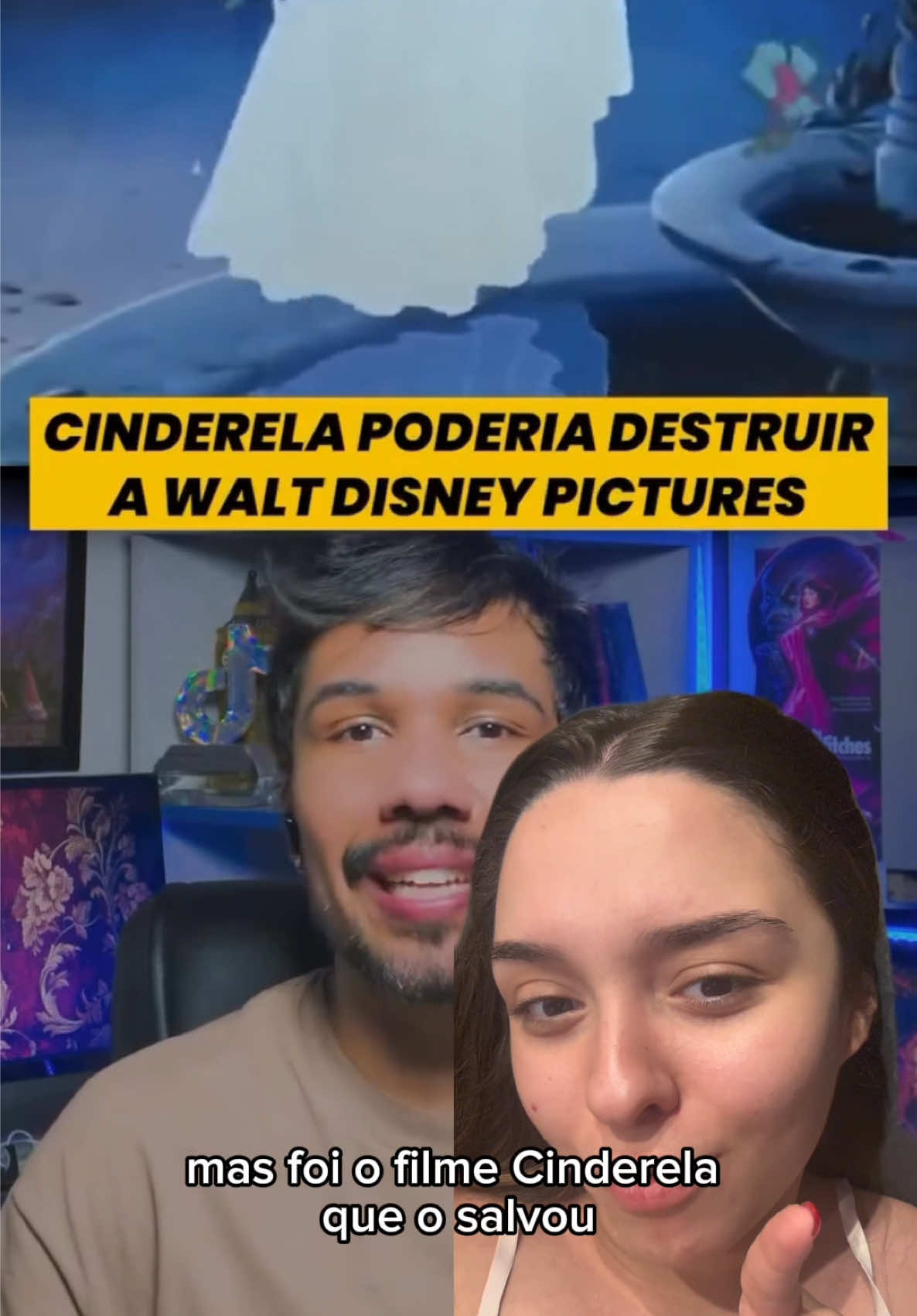 @Arthur Viana to passada! 😱  #personagens #personagensvivos #princesas #cinderella #disney 