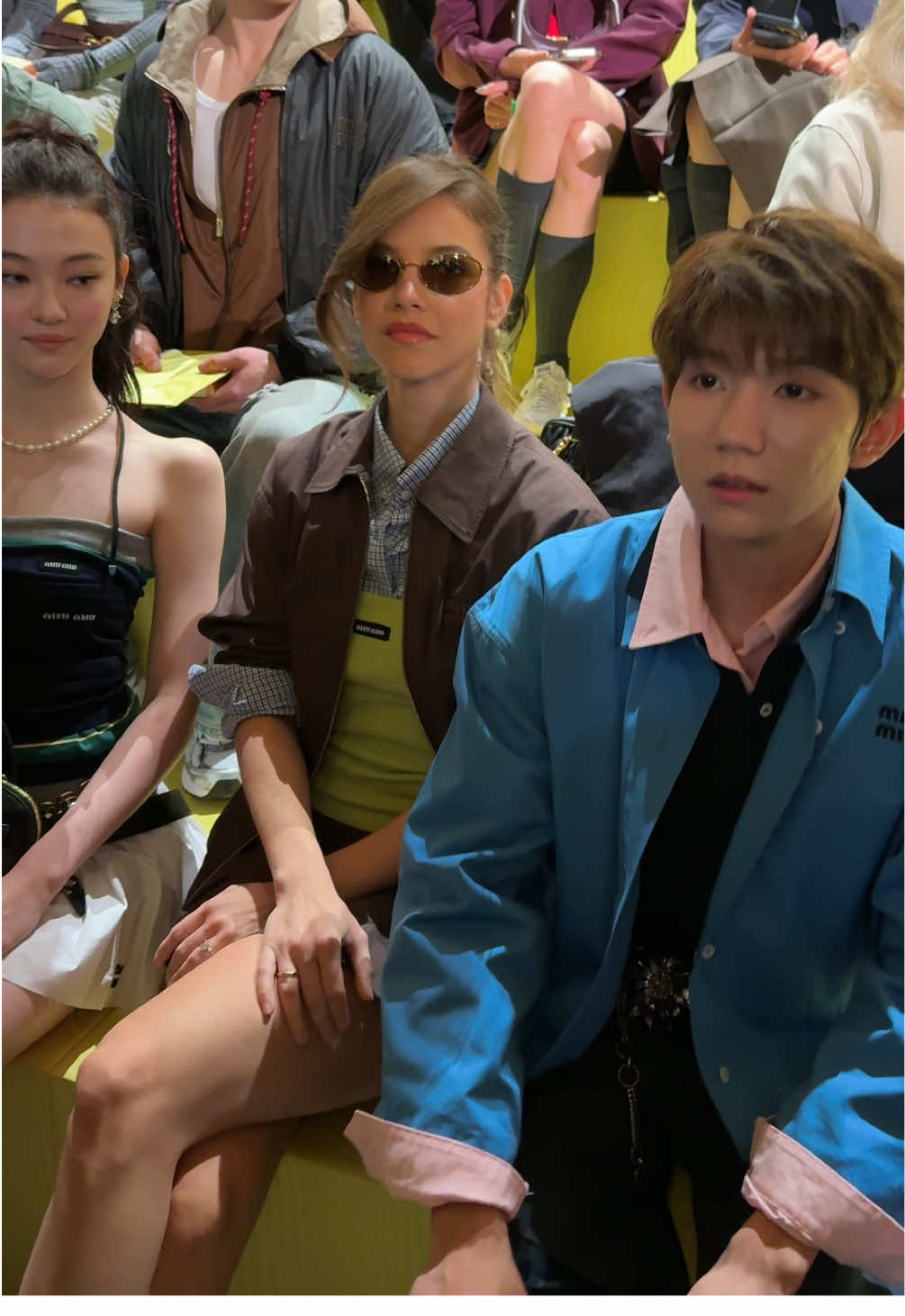 #barbarapalvin #roywang #miumiu #TikTokFashion #fashiontiktok #fashionweek #pfw 