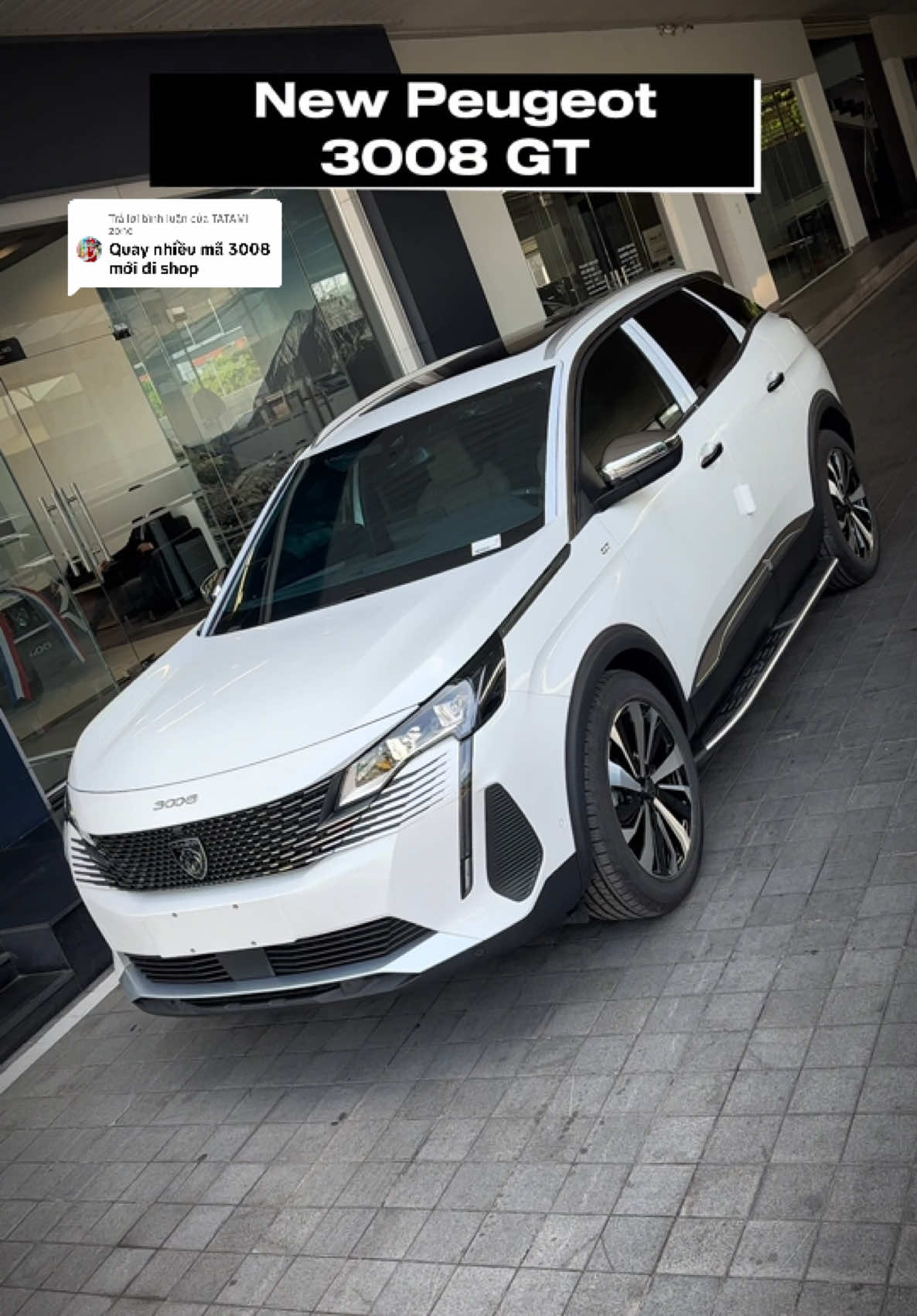 Trả lời @TATAMI zone Có ngay New Peugeot 3008 GT - New Logo 2025. Xe màu trắng - Mẹ mắng cũng mua #peugeot #newpeugeot3008 #peugeotdongnai #ilovetiktok 