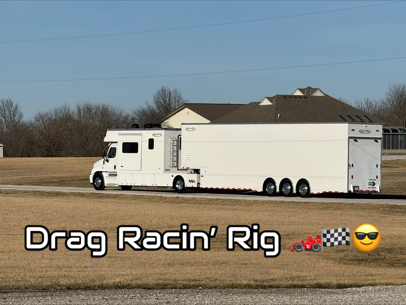 First race of the season! 🏎️🏁 Kick some ass and take some names babe!