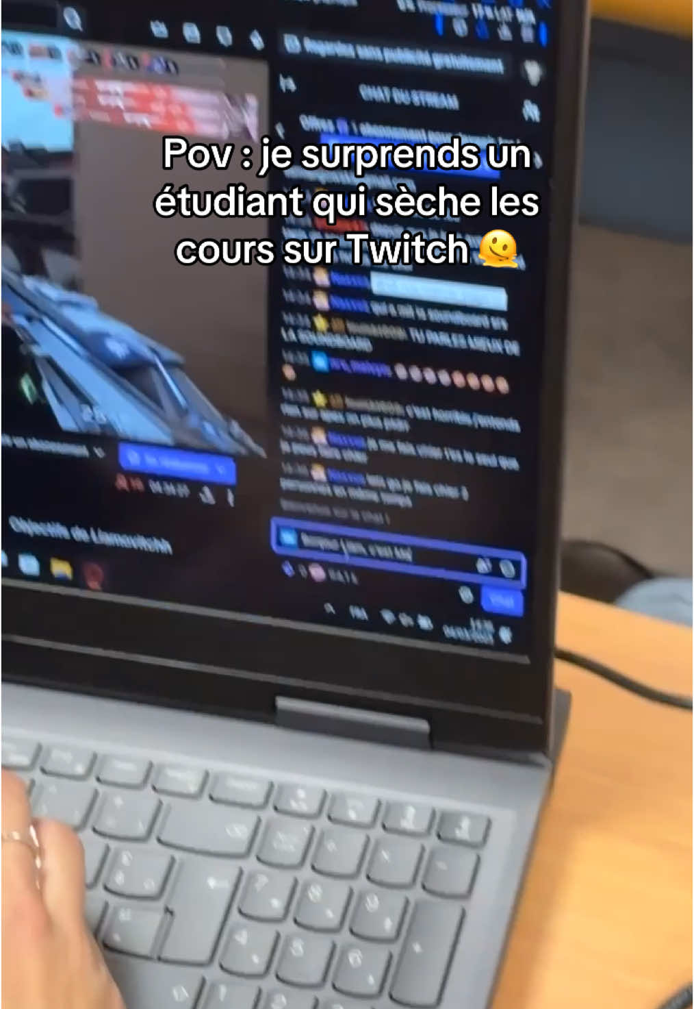 Reviens en cours stp Liam  #teacher #student #prank #studies #twitch #MMI #englishteacher #englishclass #foryou #fyp #pourtoi 