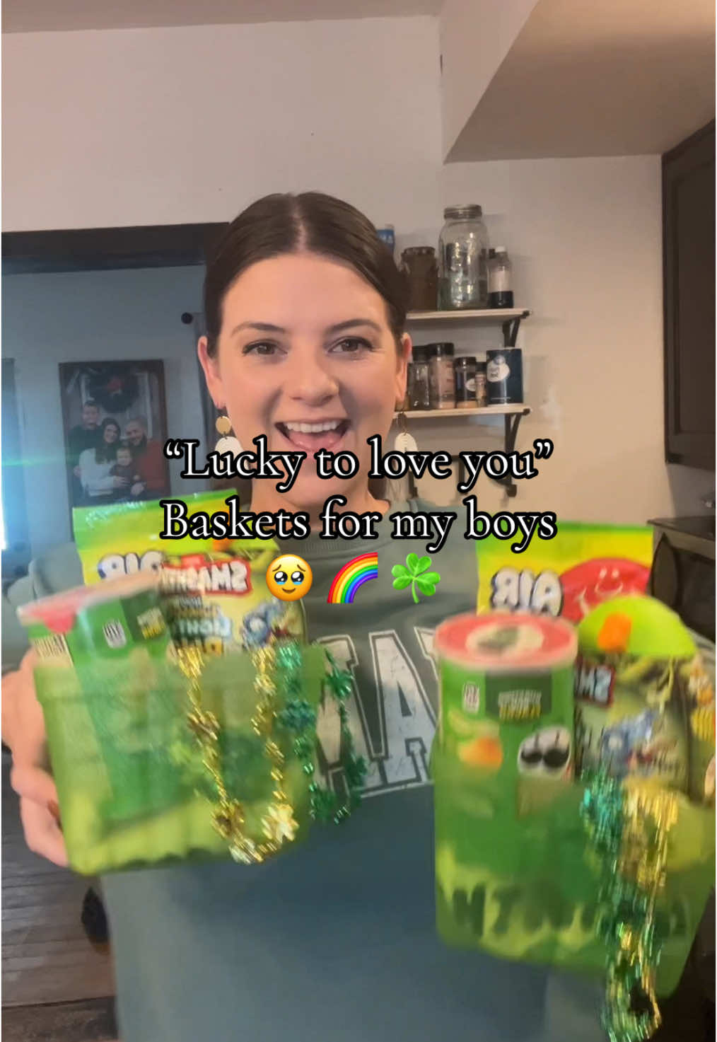 The luckiest to love them and be their mama 🥹☘️🌈 #giftbasket #asmr #stpatricksday #luckytoloveyou #stpatricksdayactivities #stpattysday 