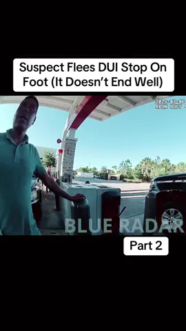 Suspect Flees DUI Stop On Foot (It Doesn’t End Well) #cops #police #policeofficer #copsoftiktok #policeoftiktok 