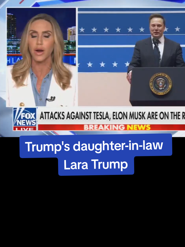 Trump's daughter-in-law #LaraTrump #ElonMusk #trump #DonaldTrump 