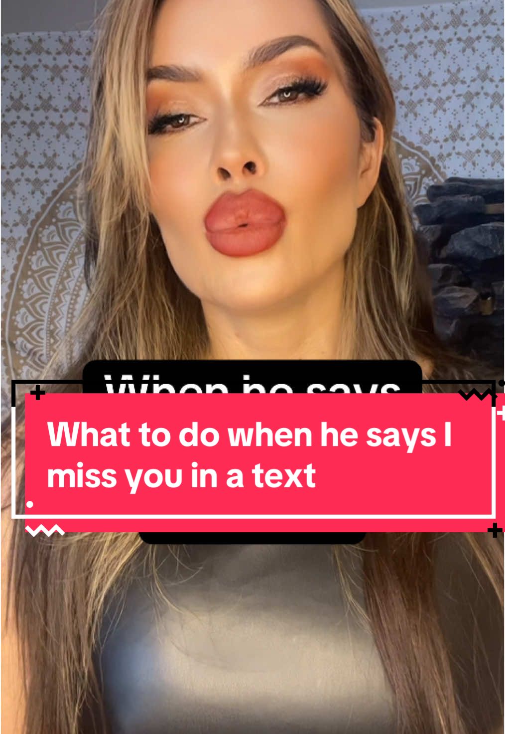 What to do when he sends you the notorious I miss your text and you haven’t been in contact #nocontact #relationshipadvice #twinflame #geturexback 