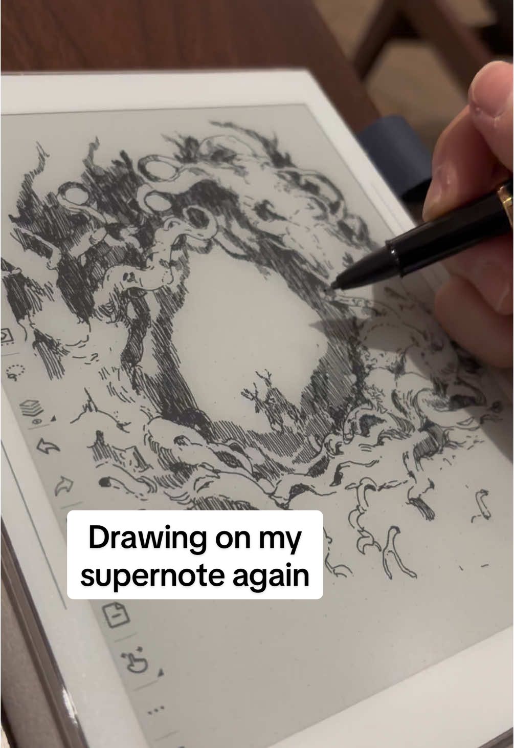 god I love this thing #supernote #artistsoftiktok #sketchbook 