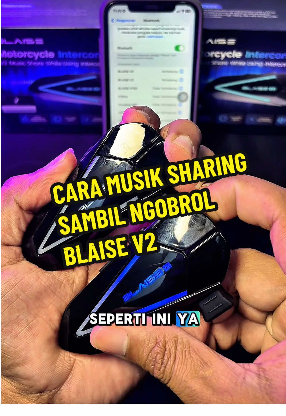Cara musik sharing sambil ngobrol intercom blaise V2 #blaisev2 #blaisev2senseidesu #blaisev2intercom #intercom #intercomhelm #intercomunicador #intercomhelmmurah #intercomhelmet #helmetintercom #fyp #headsethelm #headsetbluetooth 