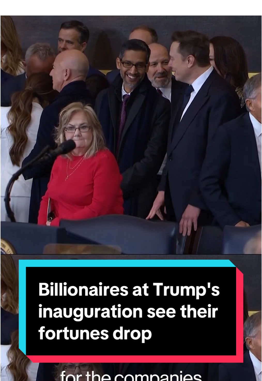 As Donald Trump took the oath of office on Jan. 20, he was flanked by some of the world’s wealthiest people. The #billionaires present that day — including Elon Musk, Jeff Bezos and Mark Zuckerberg — had never been richer, flush with big gains from frothy stock markets. Seven weeks later, it’s a different story. The billionaires who attended Trump's inauguration have since lost $209 billion. #wealth #money #politics