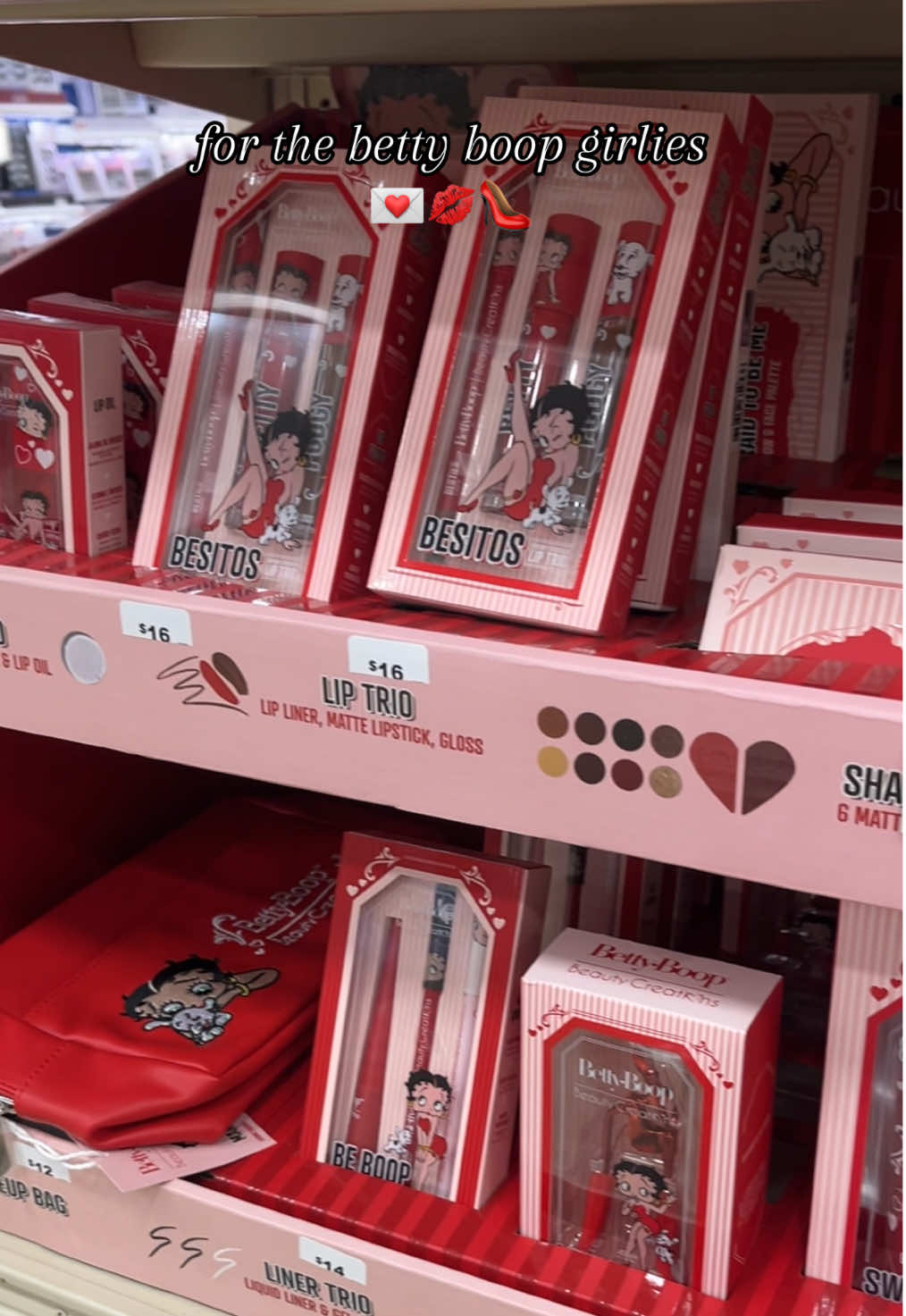 this line is too cute!! ♥️  i got the eyelash curler and one side had pudgy and the other betty boop 😫 @Beauty Creations Cosmetics  . . . . . . . #bettyboop #bettyboopmakeup #beautycreations #beautycreationscosmetics #makeupfinds #makeup #coquette #vintageaesthetic #fyp 