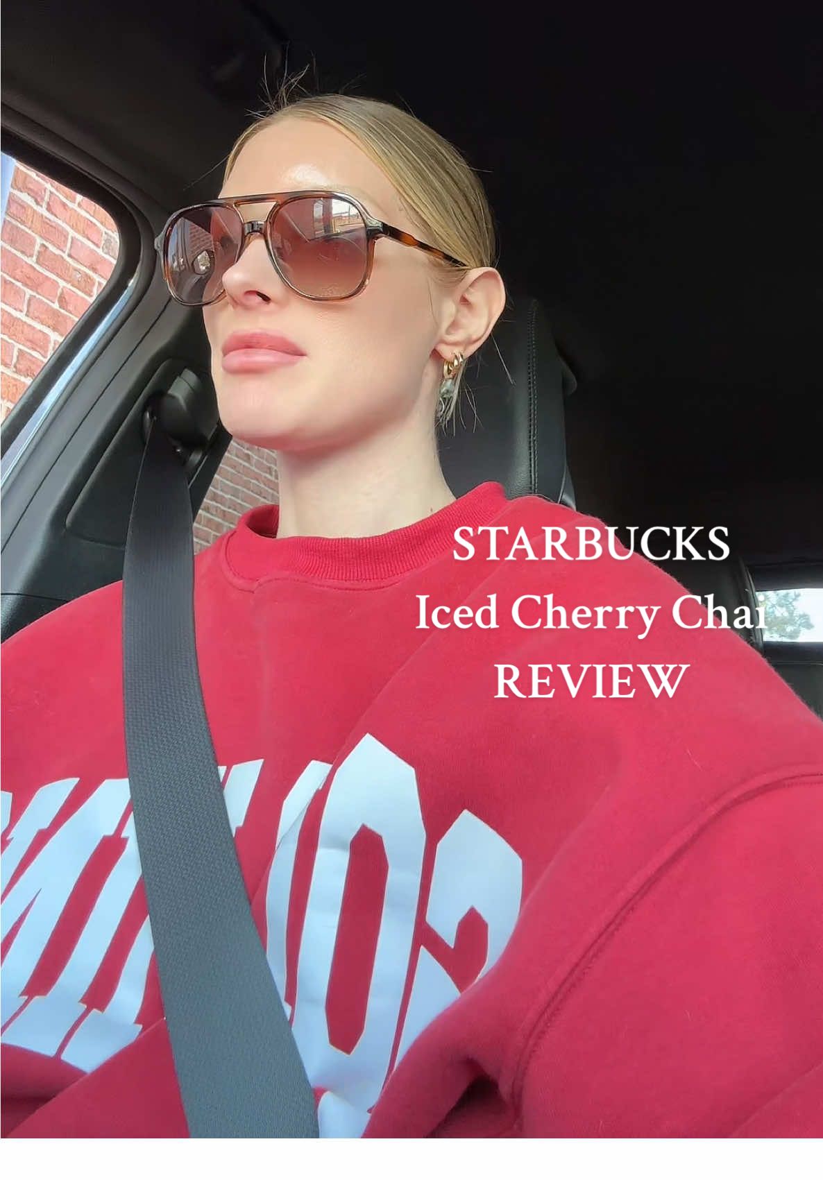 @Starbucks NEW iced cherry chai review 🍒 #starbucks#chai#chairtea#icedcherrychai