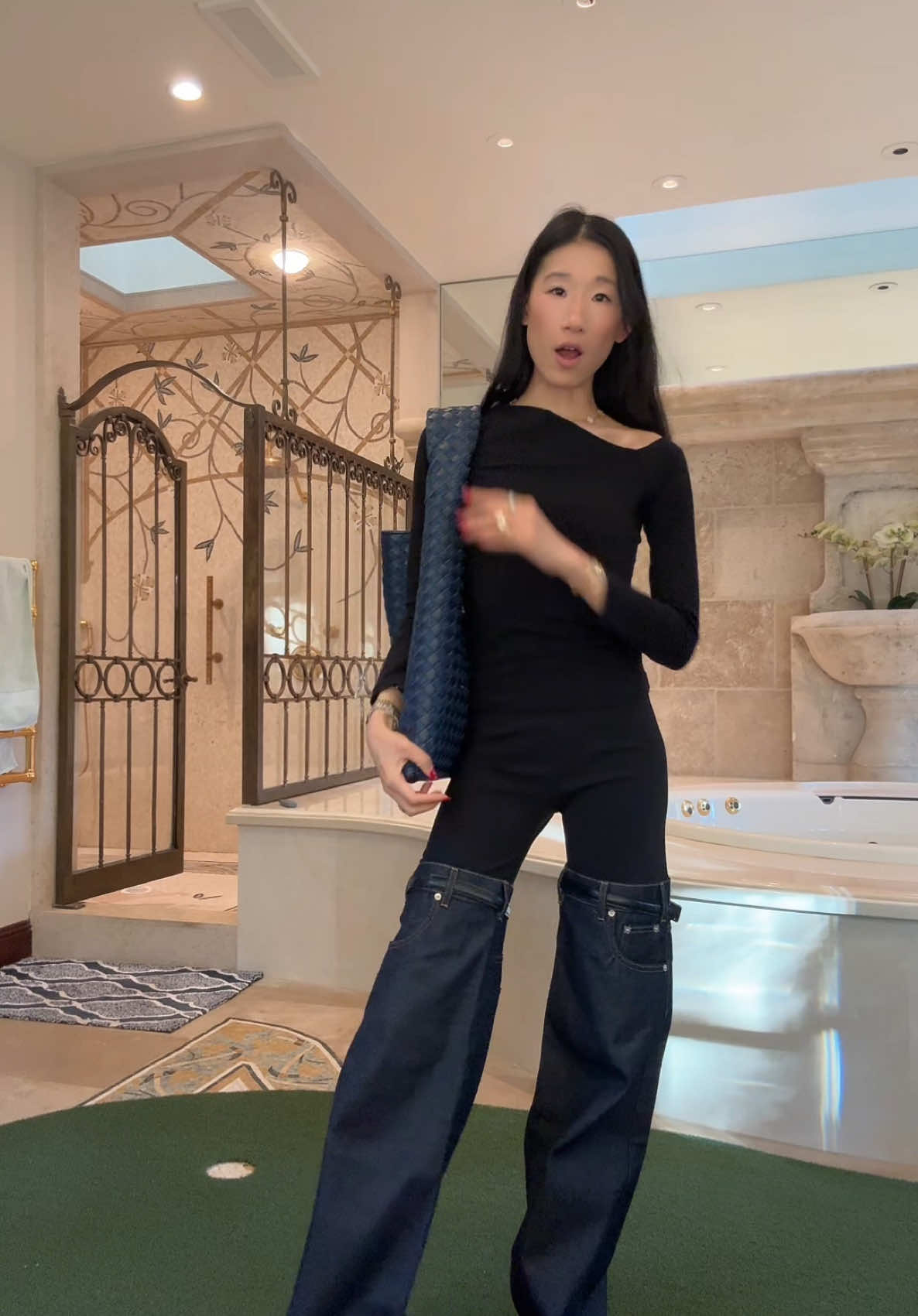 Help me style my new jeans 👖 !#copernijeans #coperni #designerfashion #fashiongirlies #Runway #fashiongirly #enzacosta #revolve #courreges #dolcegabbana #robertocavalli #designerhaul #vintagedesigner #designerfashion #luxuryhaul #OOTD #outfittiktok #jewelrytok #jewelrytour @coperni @Courreges @Dolce & Gabbana @enzacostaofficial 