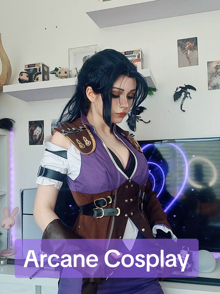 I hope you like my caitlyn 💜 #cosplay #arcane #arcanecosplay #arcanecaitlyn #caitlynarcane #caitlyncosplay #caitlynkirammancosplay #caitlynkiramman 