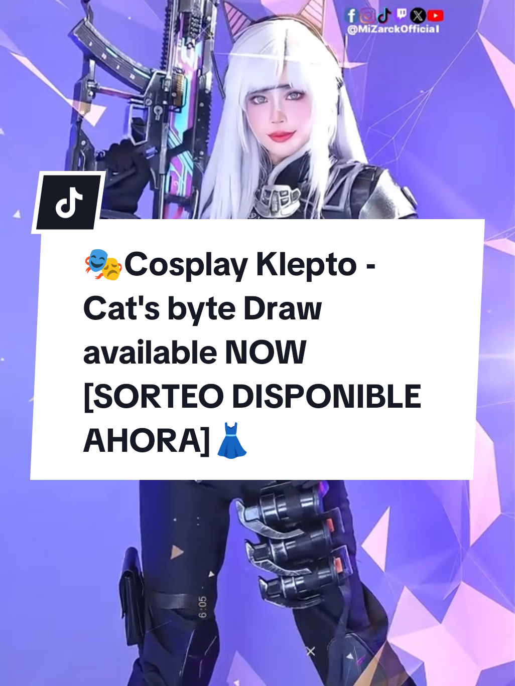 Cosplay Klepto - Cat's byte (QQ9 Quantum Flash) Draw available NOW  #codmobilelatinoamerica #codmobile #callofduty #callofdutymobile #codm #codsito #codmobileclips #codmobilegameplay #codmobilebr #viral_video #fan #legendary #alcatraz #codmgirls