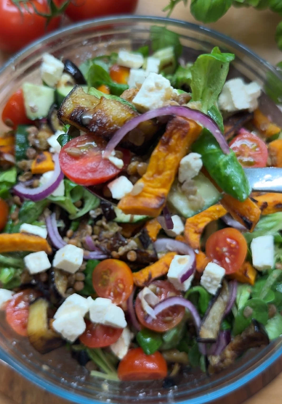 Healthy high protein SALAD 🥗😍 -lecker, einfach & schnell 💨  #EasyRecipe #tagesrezept #healthylifestyle #highprotein #salad #asmr #inspiration #healthyfood #schnellerezepte #fyp #goodvibes #goviral 