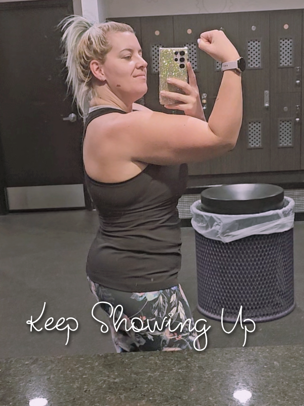 keep showing up! #fitnessjourney #workinprogress #motivation 