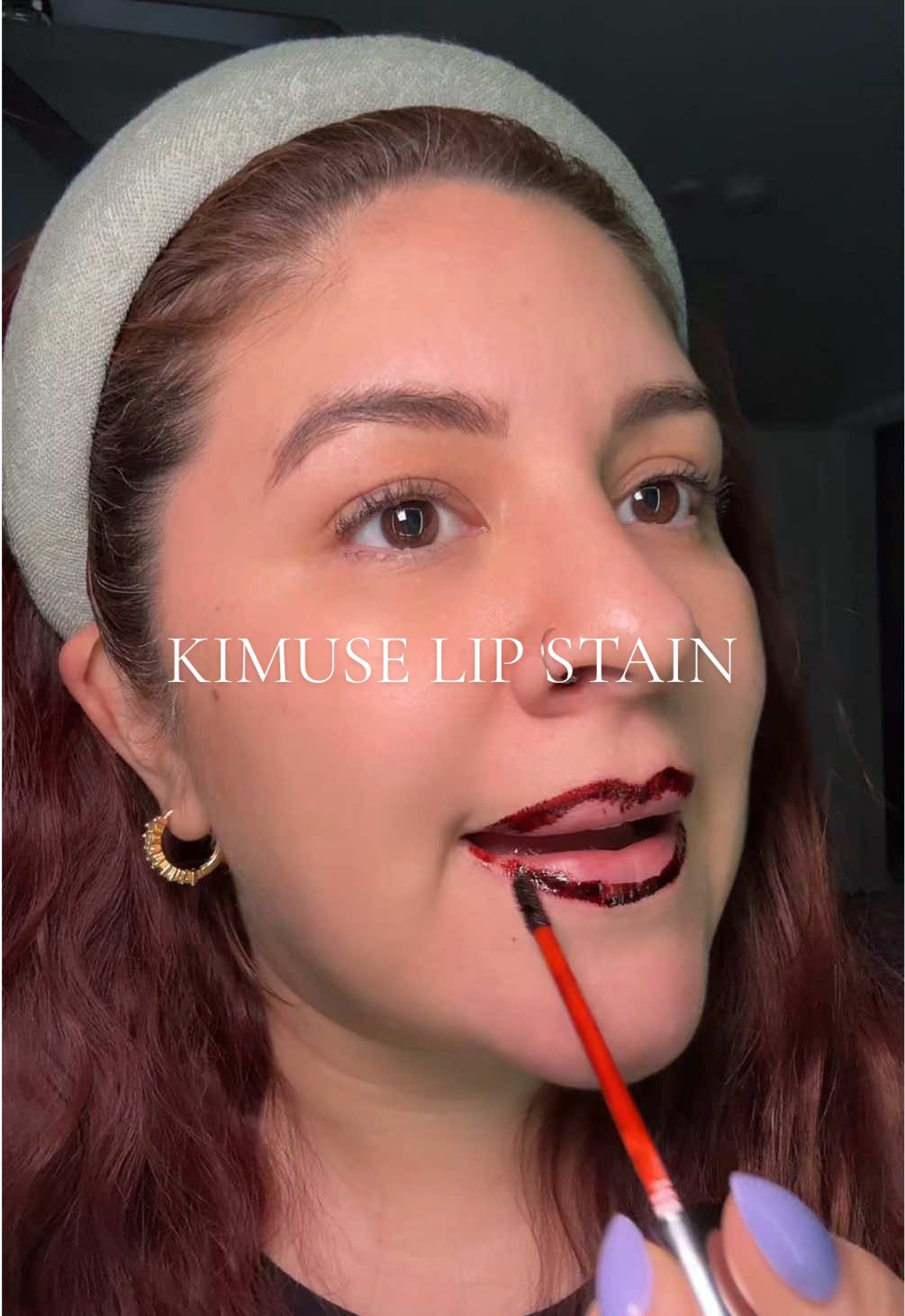 I am loving this easy to use lip liner stain. Thank you @KIMUSECOSMETICS #kimusecosmetics #kimuse #liplinerstain #liplinerhack #lipliners #lipcombo #lipstain #makeuphacks #makeuptutorial #peelofflipstain 